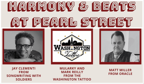 Hillvets Presents "Harmony & Beats at Pearl Street!” featuring:Jay Clementi / Matt Miller /The Washington Tattoo