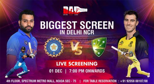 Ind vs Aus 4th T20i Screening