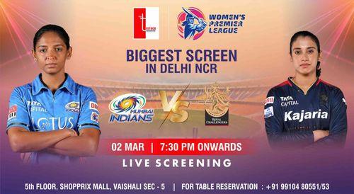 Mumabi indians vs Royal Challengers Bangalore WPL 2024 (Screening)