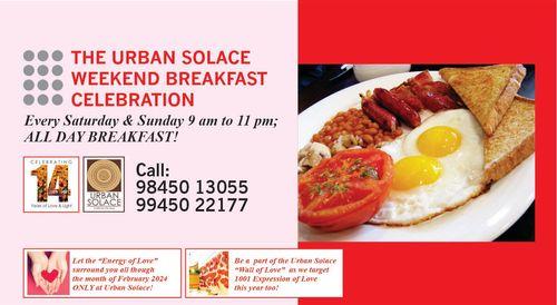 The Urban Solace Weekend Breakfast Celebration