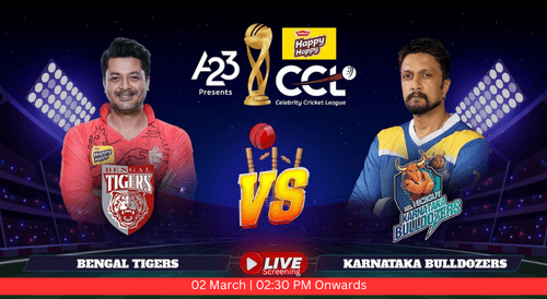 Karnataka Bulldozers vs Bengal Tigers Celebrity Cricket League CCL 2024 (Screening)