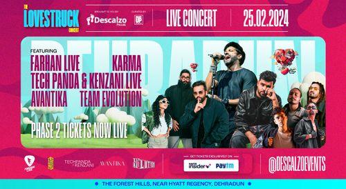 The Lovestruck Concert - Featuring Farhan Akhtar, Karma, Tech Panda &amp; Kenzani Live, Team Evolution &amp; Avantika