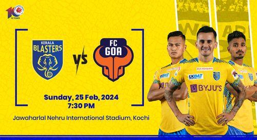 ISL 2023-24: Kerala Blasters FC vs FC Goa