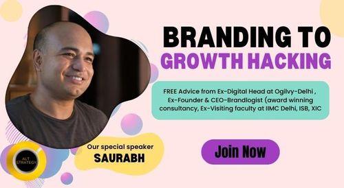 Branding to Growth Hacking 🌟 | FREE Advice💡from Guest Lecturer at IIMC, XIC &amp; Ex-Digital Head at Ogilvy-Delhi 🏆