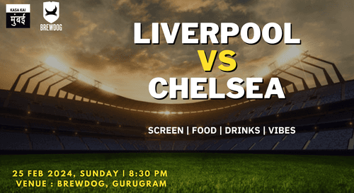 Liverpool vs Chelsea Fan Meet at Brewdog, Gurugram