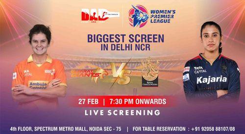 Royal Challengers Bangalore vs Gujarat Giants Womens Premier League WPL 2024 (Screening)