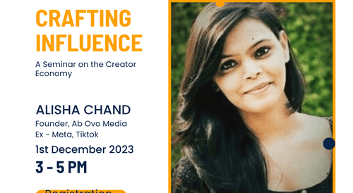 Crafting Influence: A Seminar on the Creator Economy