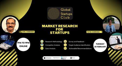 MARKET RESEARCH FOR STARTUPS